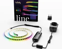 Twinkly kerstverlichting met app Line starter met 100 LED lampjes gekleurd 1,5 m