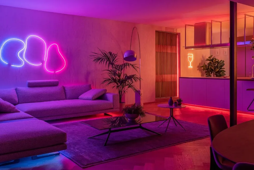 Twinkly lichtslang Flex appgestuurd met 300 lampjes gekleurd 3 m