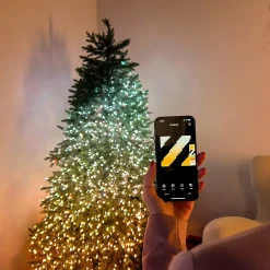 Twinkly miniverlichting met app met 250 LED lampen goud / wit 20 m
