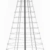 Twinkly vlaggenmast kerstboom Light Tree appgestuurd met 750 lampjes gekleurd D 200 H 400 cm
