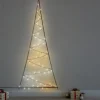 Twinkly wandhanger Wall Tree appgestuurd met 50 lampjes gekleurd 100 x 2 x 200 cm