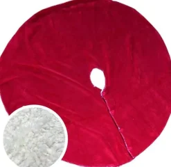 Unique living kerstboomrok Coby rood D 110 cm