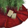 Unique living kerstboomrok Kelsey rood D 120 cm