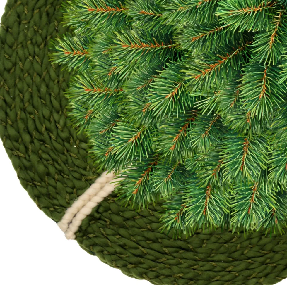 Unique Living kerstboomrok Rosalie groen D 90 cm