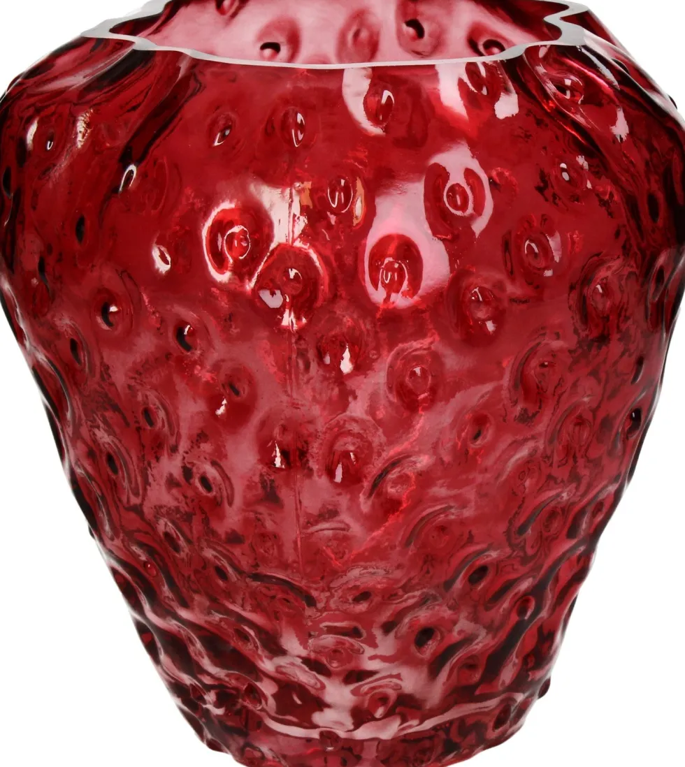Vaas Aardbei rood D 18,5 H 20 cm