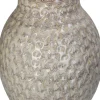 Vaas beige / grijs D 30 H 38 cm