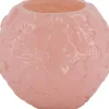 Vaas bloem roze D 15,5 H 13 cm