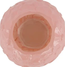 Vaas bloem roze D 15,5 H 13 cm