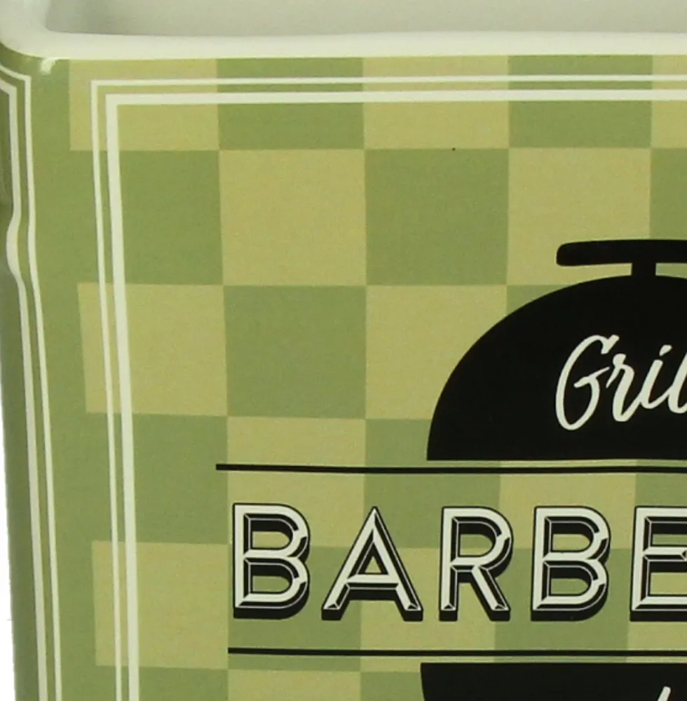 Vaas Boek Barbecue groen 16 x 6,3 x 20 cm