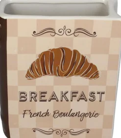Vaas Boek Breakfast beige 15 x 5,5 x 18 cm