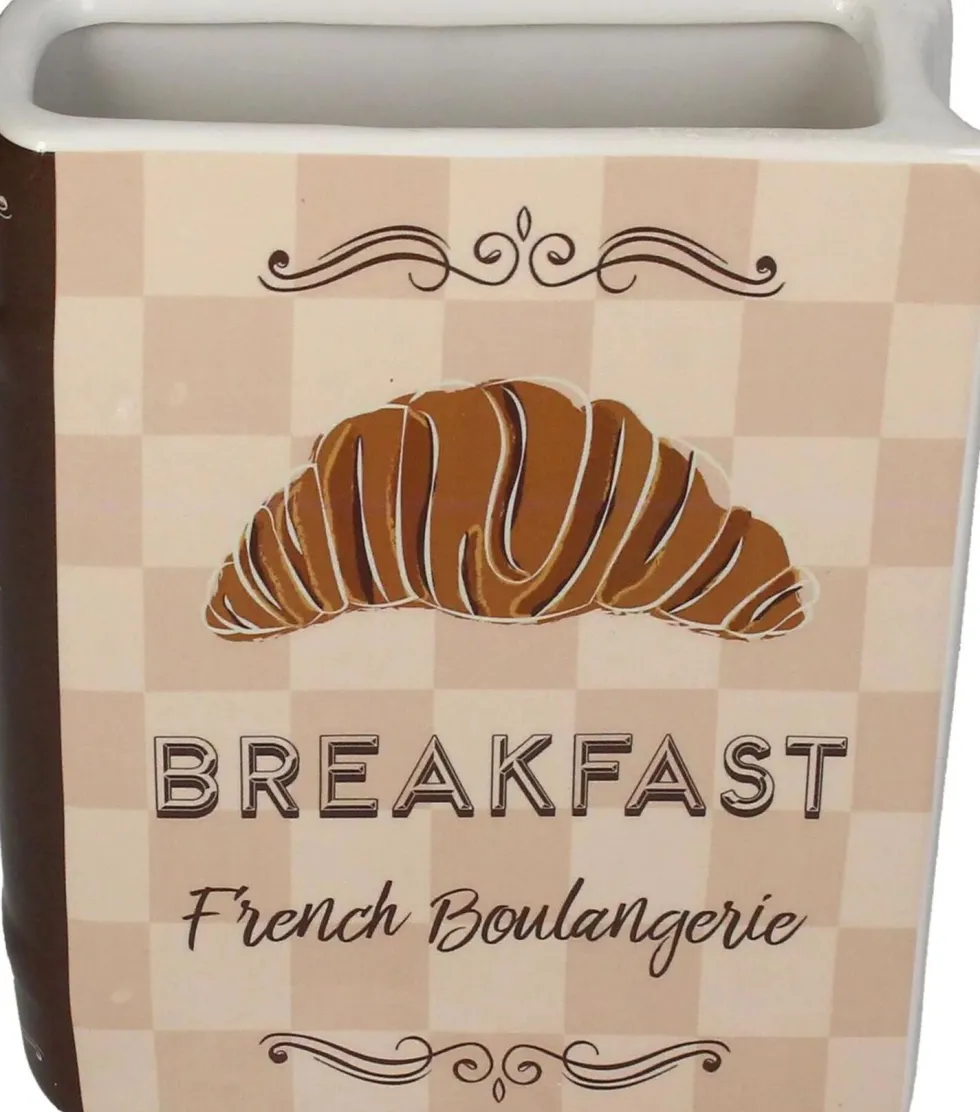 Vaas Boek Breakfast beige 15 x 5,5 x 18 cm