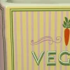 Vaas Boek Vegan Lovers geel / roze 14,4 x 5,5 x 18,2 cm