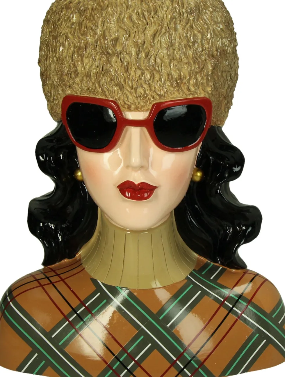 Vaas bruin 24 x 16 x 28,5 cm