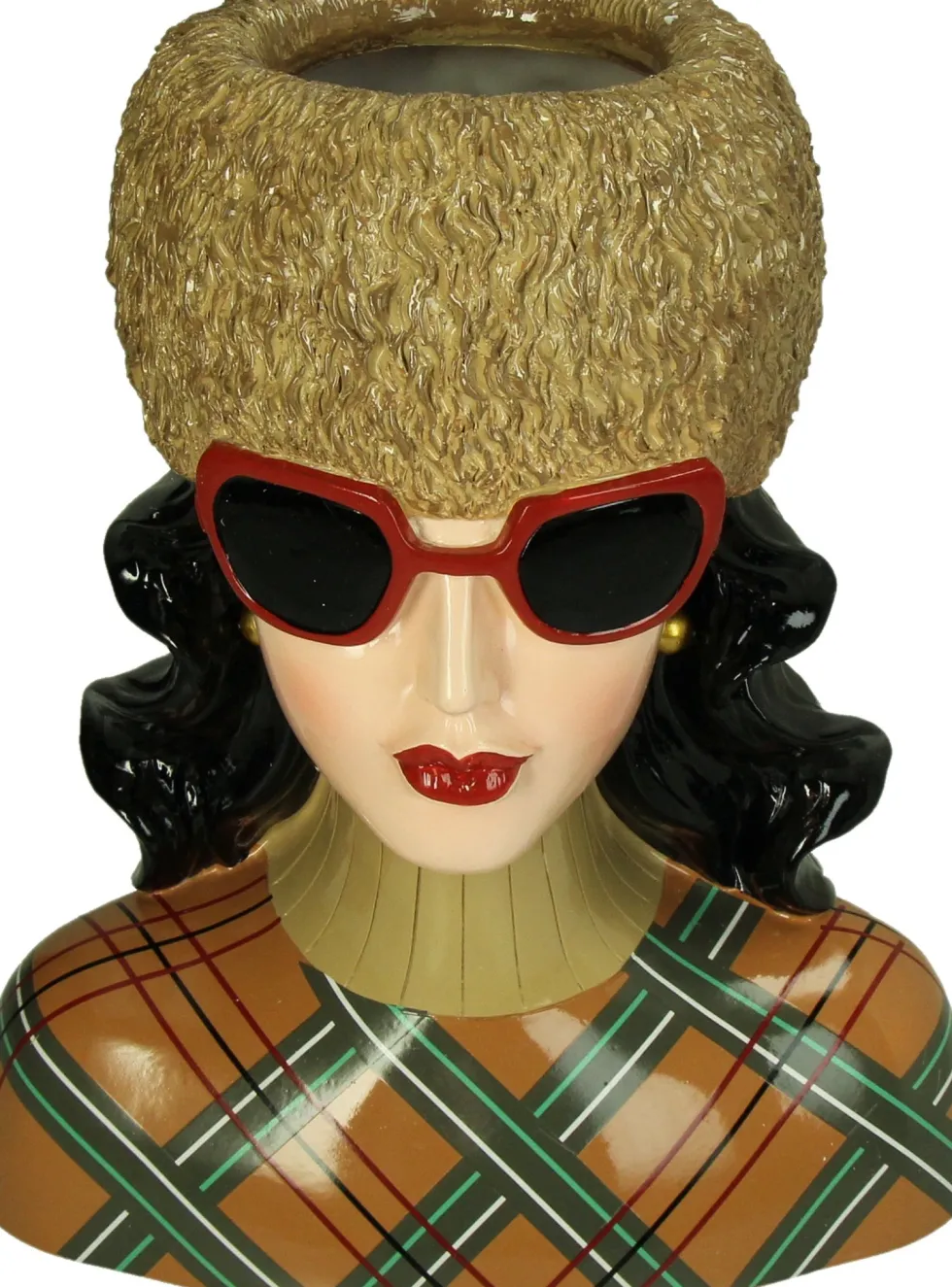 Vaas bruin 24 x 16 x 28,5 cm