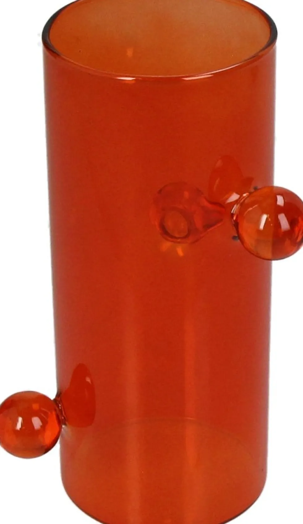 Vaas Bubble oranje D 8,8 H 15 cm
