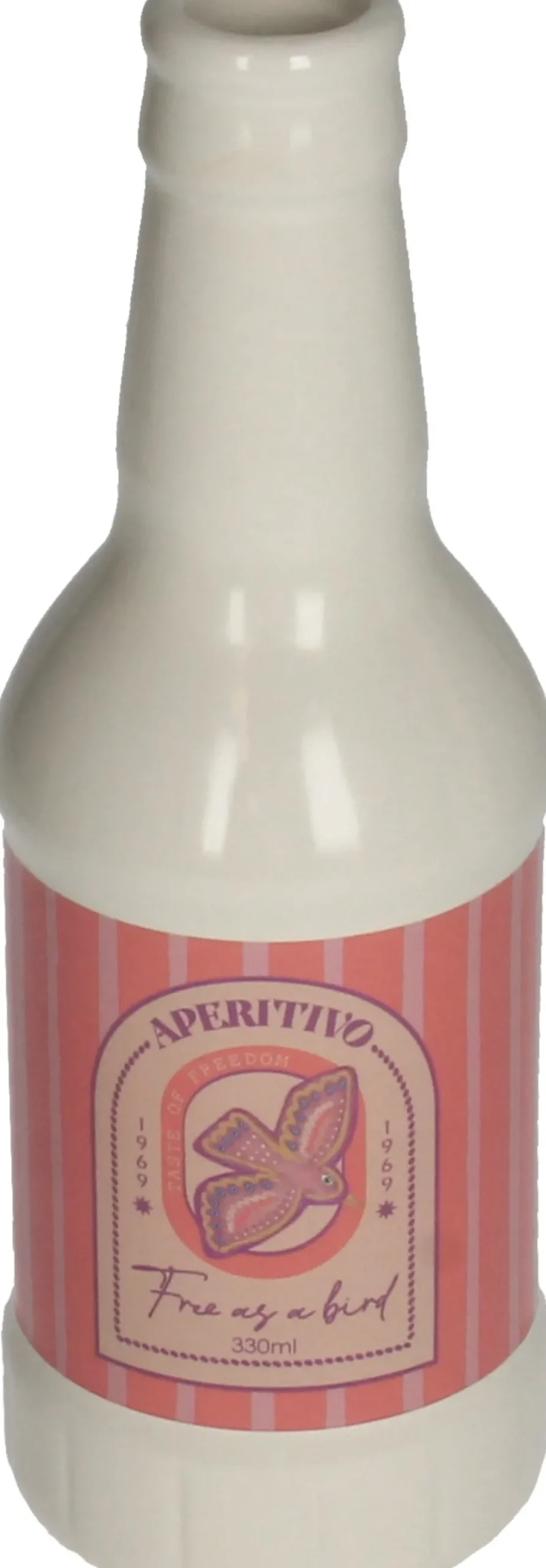 Vaas Cheers aperitivo wit / roze D 7 H 20,5 cm