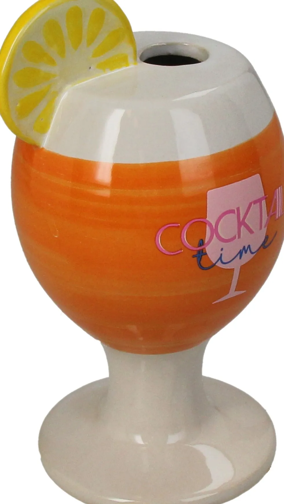 Vaas Cheers cocktail oranje / wit 9,5 x 9 x 17,3 cm