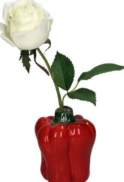 Vaas Cuisine Paprika rood D 9 H 11,5 cm