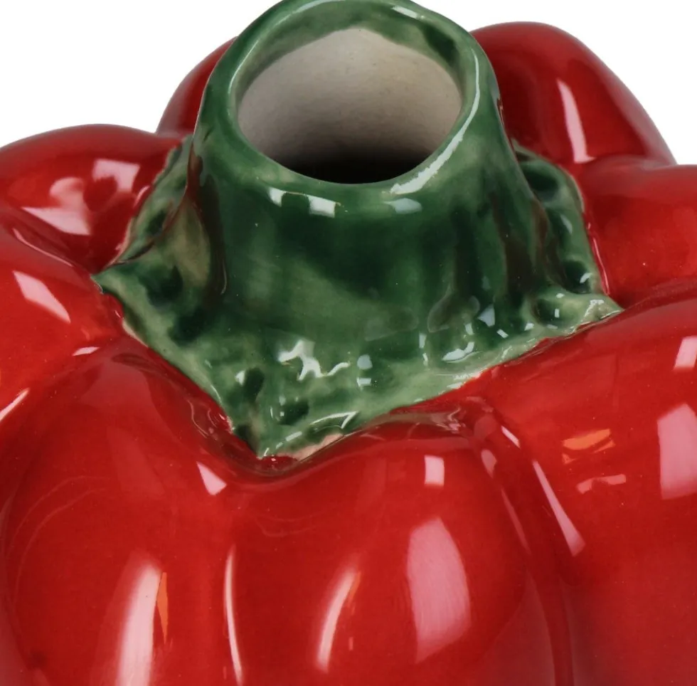 Vaas Cuisine Paprika rood D 9 H 11,5 cm