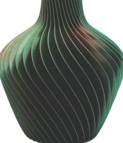 Vaas 3D Istanbul oranje / paars / groen D 16 H 17 cm