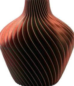 Vaas 3D Istanbul oranje / paars / groen D 16 H 17 cm