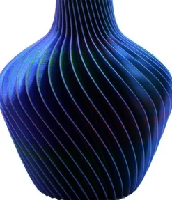 Vaas 3D Istanbul roze / blauw / groen D 16 H 17 cm