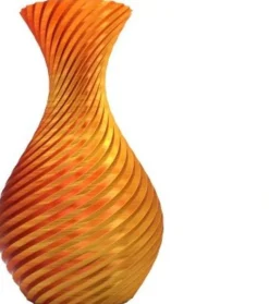 Vaas 3D Kioto geel / oranje D 20 H 32 cm