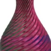 Vaas 3D Kioto roze / groen / blauw D 20 H 32 cm