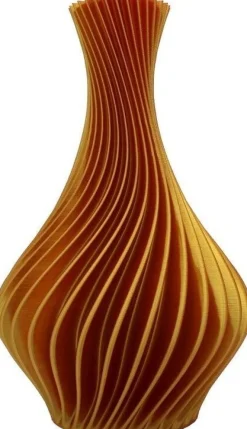 Vaas 3D Milano geel / oranje D 20 H 32 cm