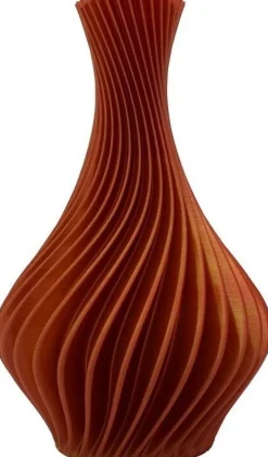 Vaas 3D Milano geel / oranje D 20 H 32 cm