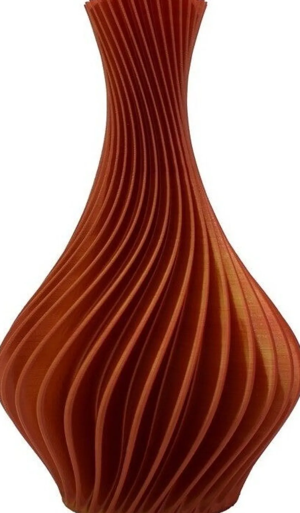Vaas 3D Milano geel / oranje D 20 H 32 cm