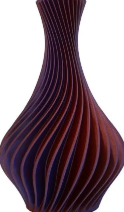 Vaas 3D Milano paars / groen D 20 H 32 cm