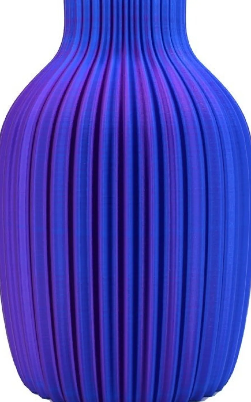 Vaas 3D Sao Paulo blauw / paars D 16 H 24 cm