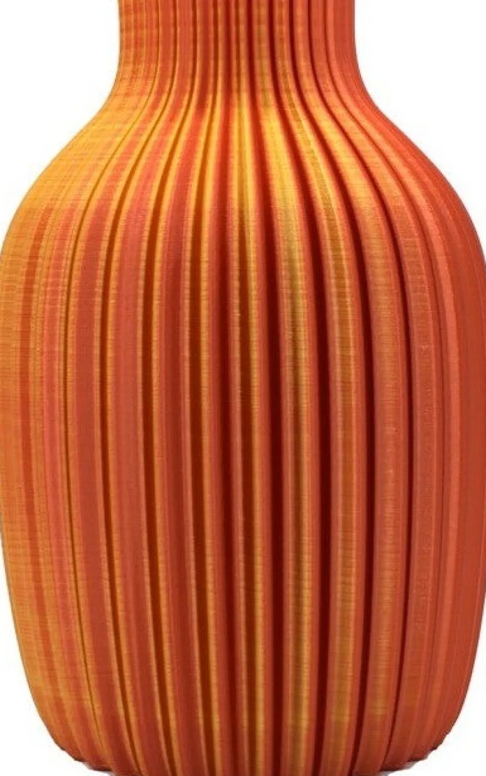 Vaas 3D Sao Paulo geel / oranje D 16 H 24 cm