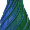 Vaas 3D Singapore groen / blauw D 18 H 29 cm