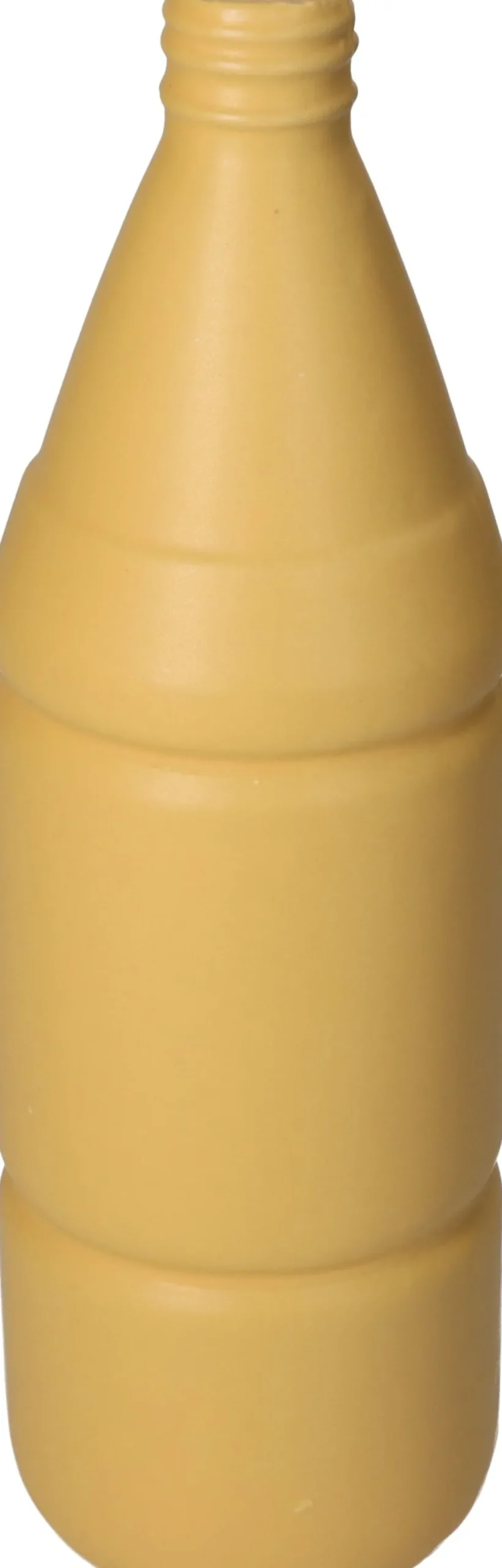 Vaas Fles geel 8 x 8 x 26 cm