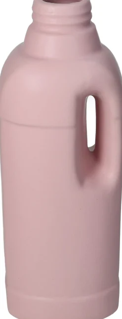 Vaas Fles roze 9,3 x 8,8 x 25,5 cm