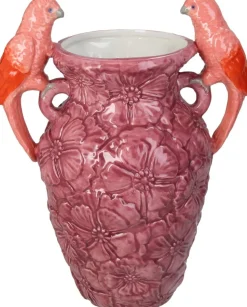 Vaas Flore roze 23 x 16 x 29,8 cm