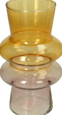 Vaas geel D 12 H 20 cm