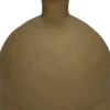Vaas groenbruin D 12 H 16,5 cm