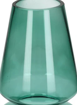 Vaas groen D 7 H 25 cm