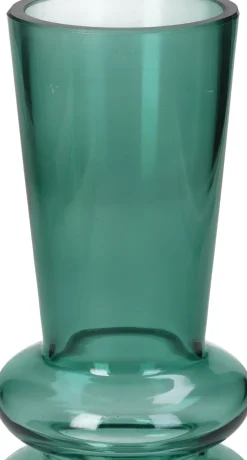Vaas groen D 7 H 20 cm