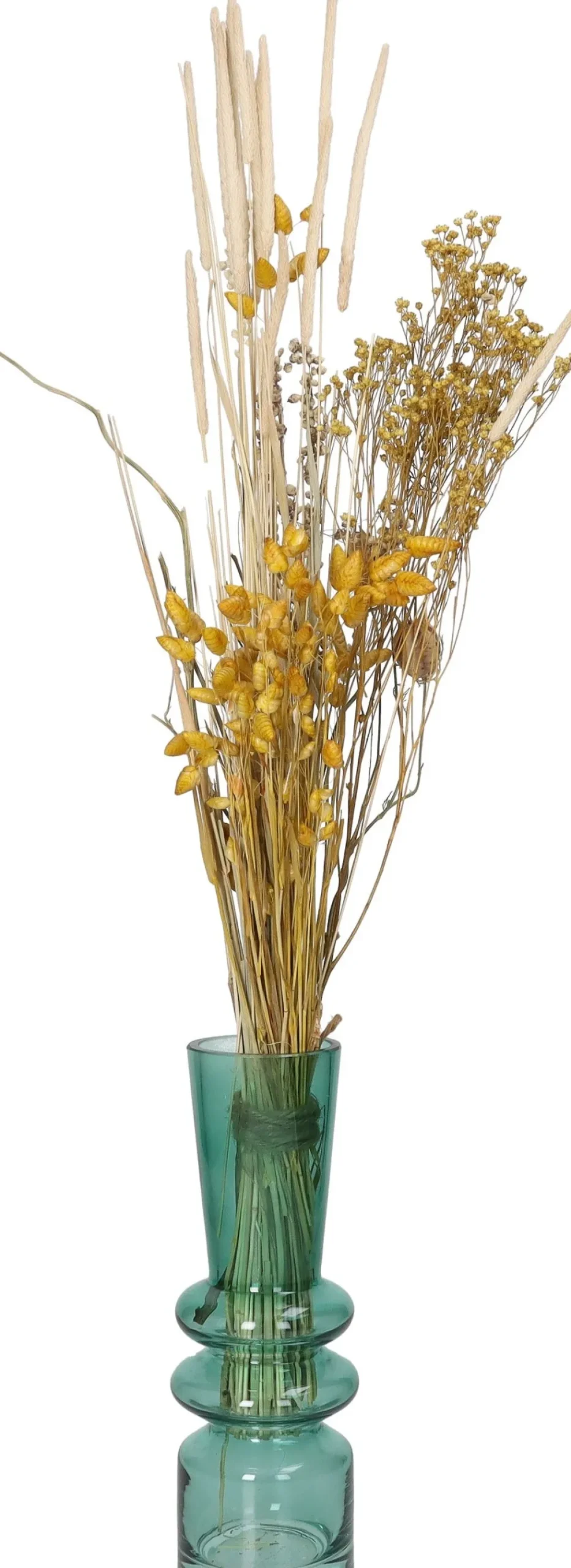 Vaas groen D 7 H 20 cm