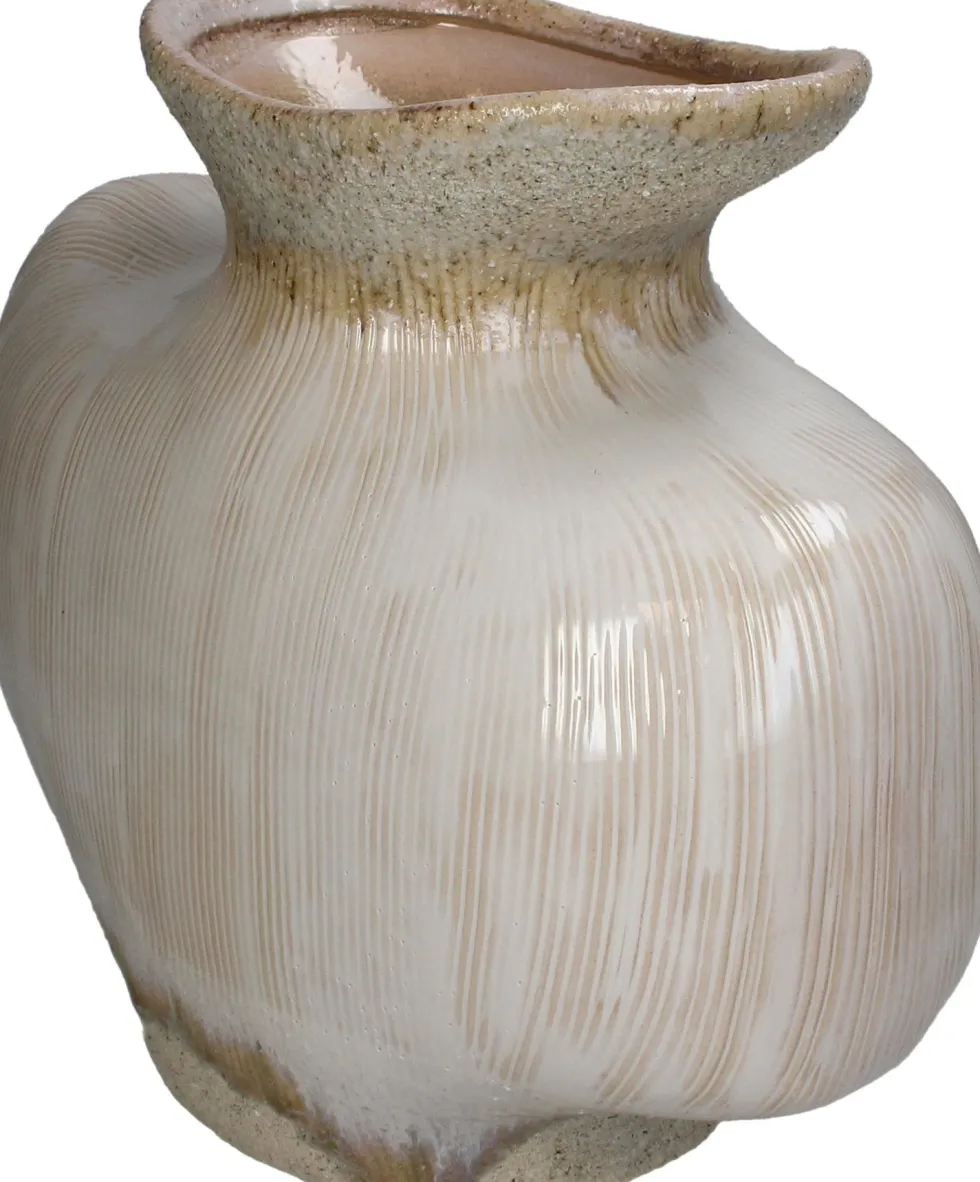 Vaas Leia beige 32 x 17,5 x 28,5 cm