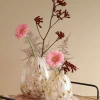 Vaas Lily wit / roze / goud D 12 H 15 cm