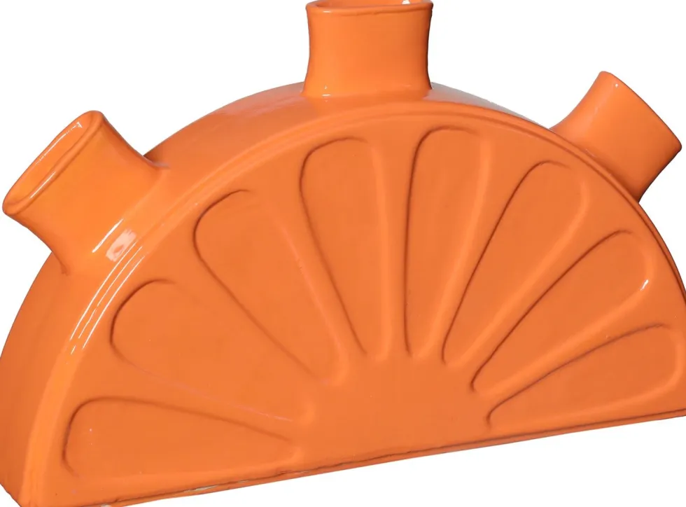Vaas Limon oranje 28 x 6 x 17 cm