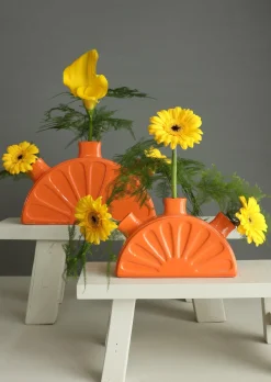 Vaas Limon oranje 18,5 x 5 x 11,5 cm