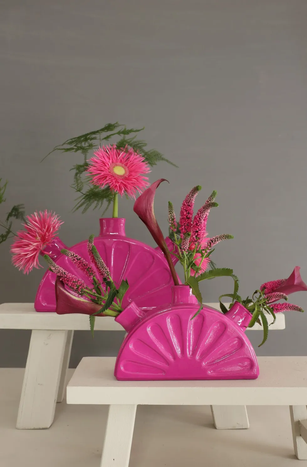Vaas Limon roze 28 x 6 x 17 cm