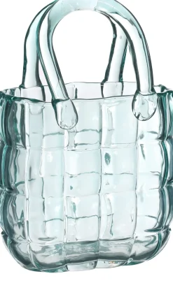 Vaas Marais blauw 14 x 9,5 x 22 cm