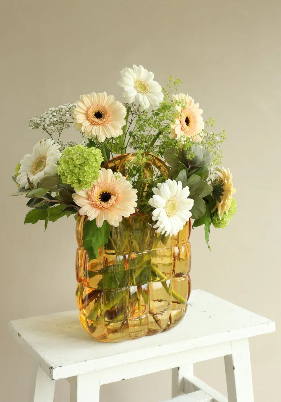 Vaas Marais geel 19 x 11 x 28 cm